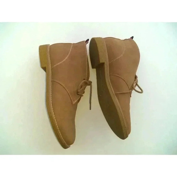 Tommy Hilfiger Womens Benay Ankle Chukka Boots Brown Round Toe Lace Up 7 M - Picture 10 of 11